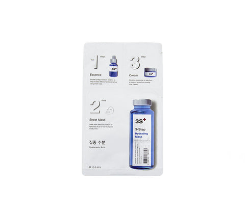 MISSHA 3-Step Hydrating Mask Hyaluronic Acid | Korean Skincare Canada