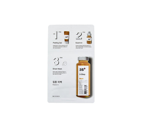 MISSHA 3-Step Brightening Mask Vitamin-C | Korean Skincare Canada