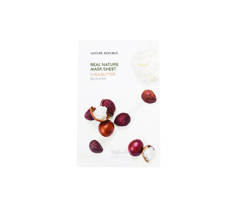NATURE REPUBLIC Real Nature Mask Shea Butter Canada | Korean Skincare 