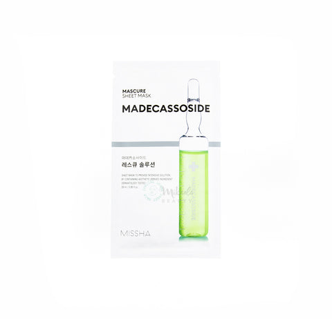 MISSHA Mascure Rescue Mask (Madecassoside) | Korean Skincare Canada