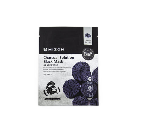 MIZON Charcoal Solution Black Mask Canada | Korean Skincare Mikaela