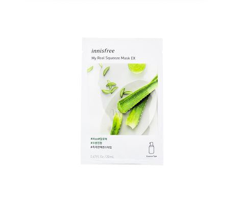 INNISFREE My Real Squeeze Mask EX Aloe Canada | Korean Skincare