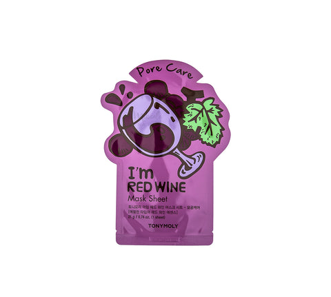 TONYMOLY I'm Red Wine Mask Sheet (Pore Care) | Korean Skincare Canada