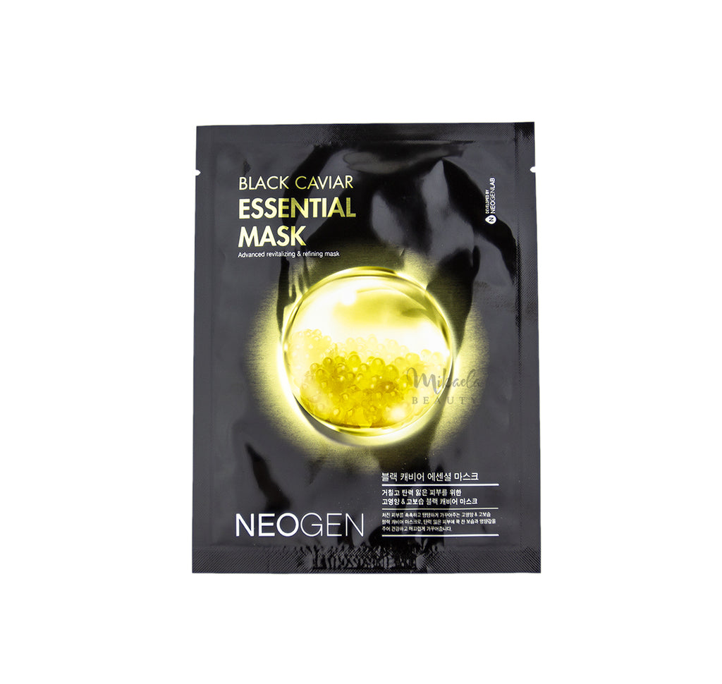 Neogan Mask NEOGEN Black Caviar Essential Mask Canada | Korean Skincare Mikaela ...