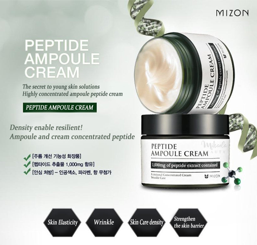 MIZON Peptide Ampoule Cream Korean Skincare Canada Mikaela Beauty